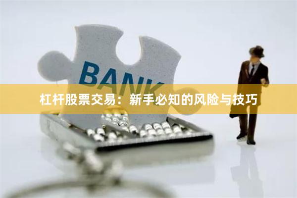 杠杆股票交易：新手必知的风险与技巧